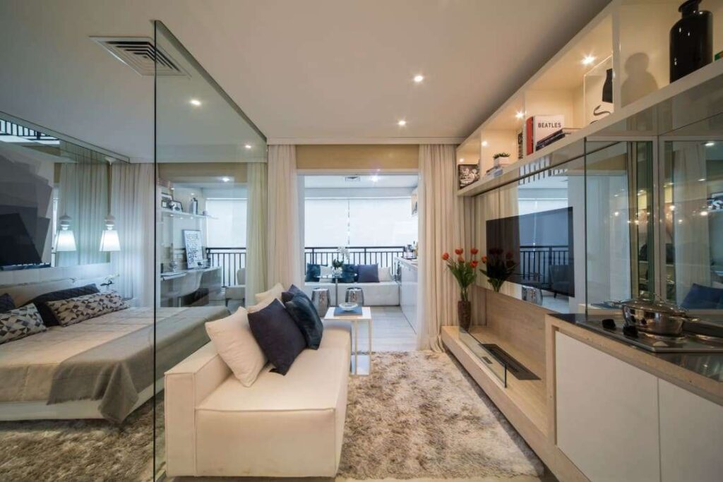 Дизайн квартир студий 25-30 кв: уютный минимализм